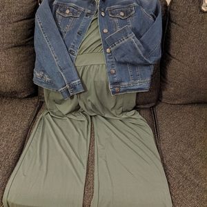 Army Green Romper